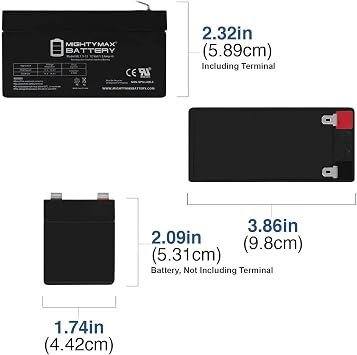 Mighty Max Battery 12V 1.3Ah Replacement Backup Battery for High Tech Pet Power Pet Doors