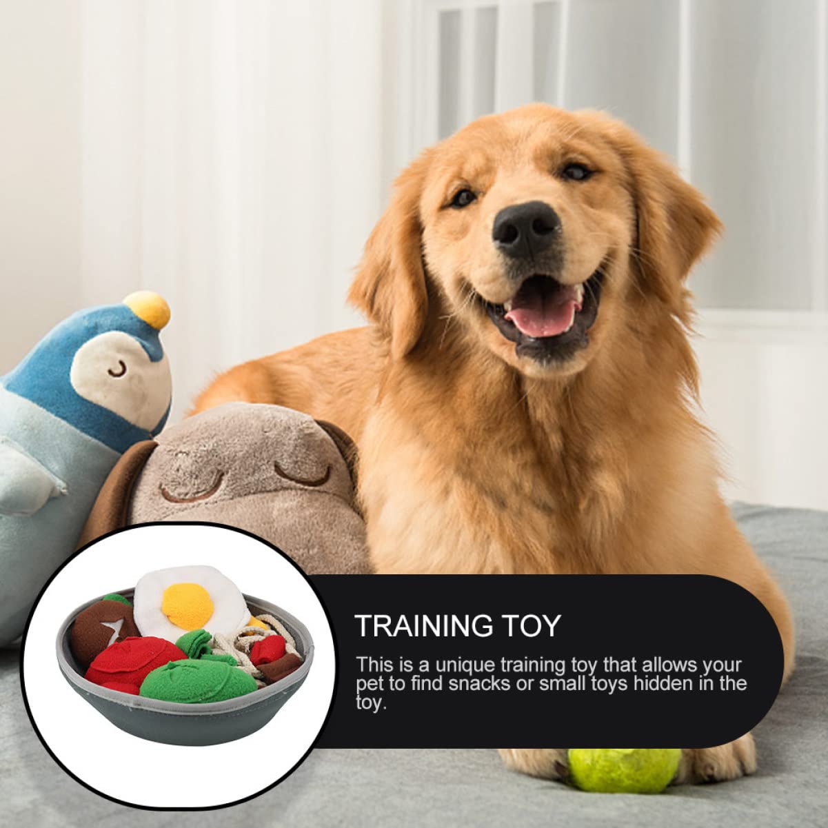 Sosoport Giocattolo Puzzle per Cani Giocattolo da Scavare per Casa per Dolcetti Materiale Selezionato Durevole Accessorio per Cuccioli