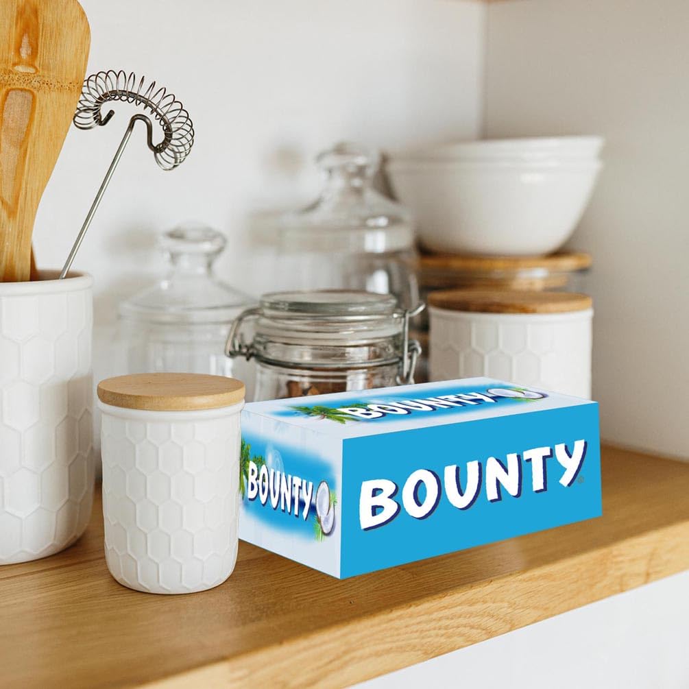 Bounty Schokoriegel, Kokos und Schokolade Geschmack, 24 Riegel in einer Packung (24x 57g)