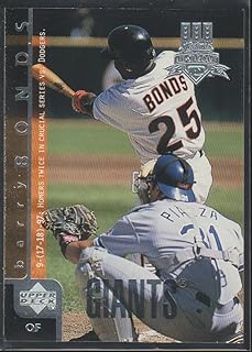 1998 Upper Deck Barry Bonds Giants Baseball Card #505