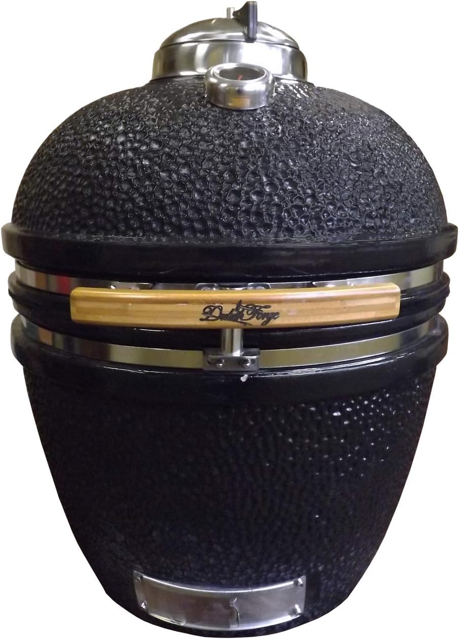 Duluth Forge 140031 Df-Cc-21-Bk Kamado Grill, 21 Inch, Black