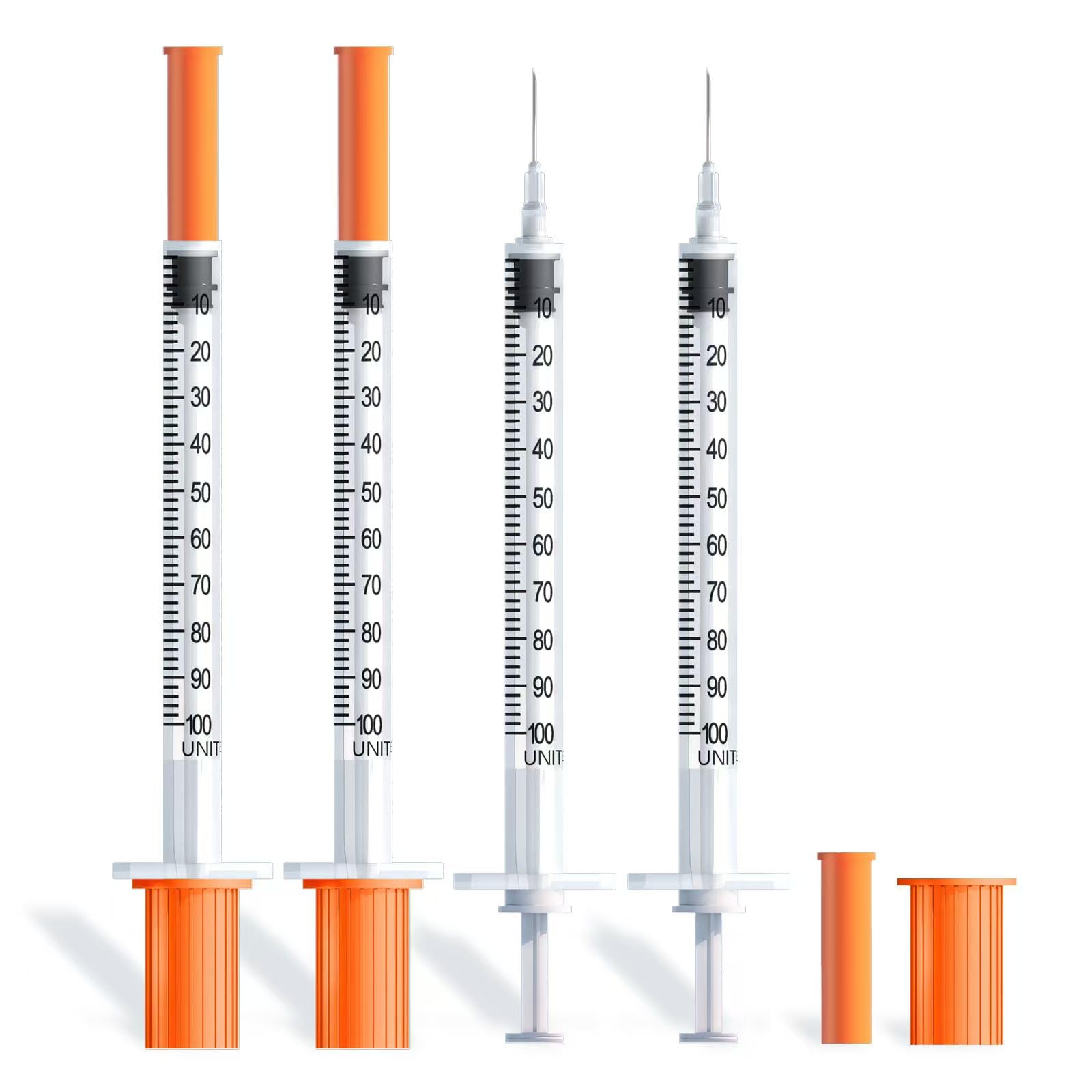 100pack 1ml/cc 31G 5/16 Inch lab Syringes, Individual Package