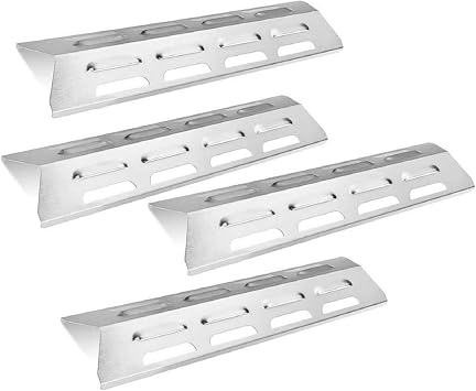 Trintion 41CM Grill Heat Plate,Outdoor Barbecue Replacement Parts 4 Pack