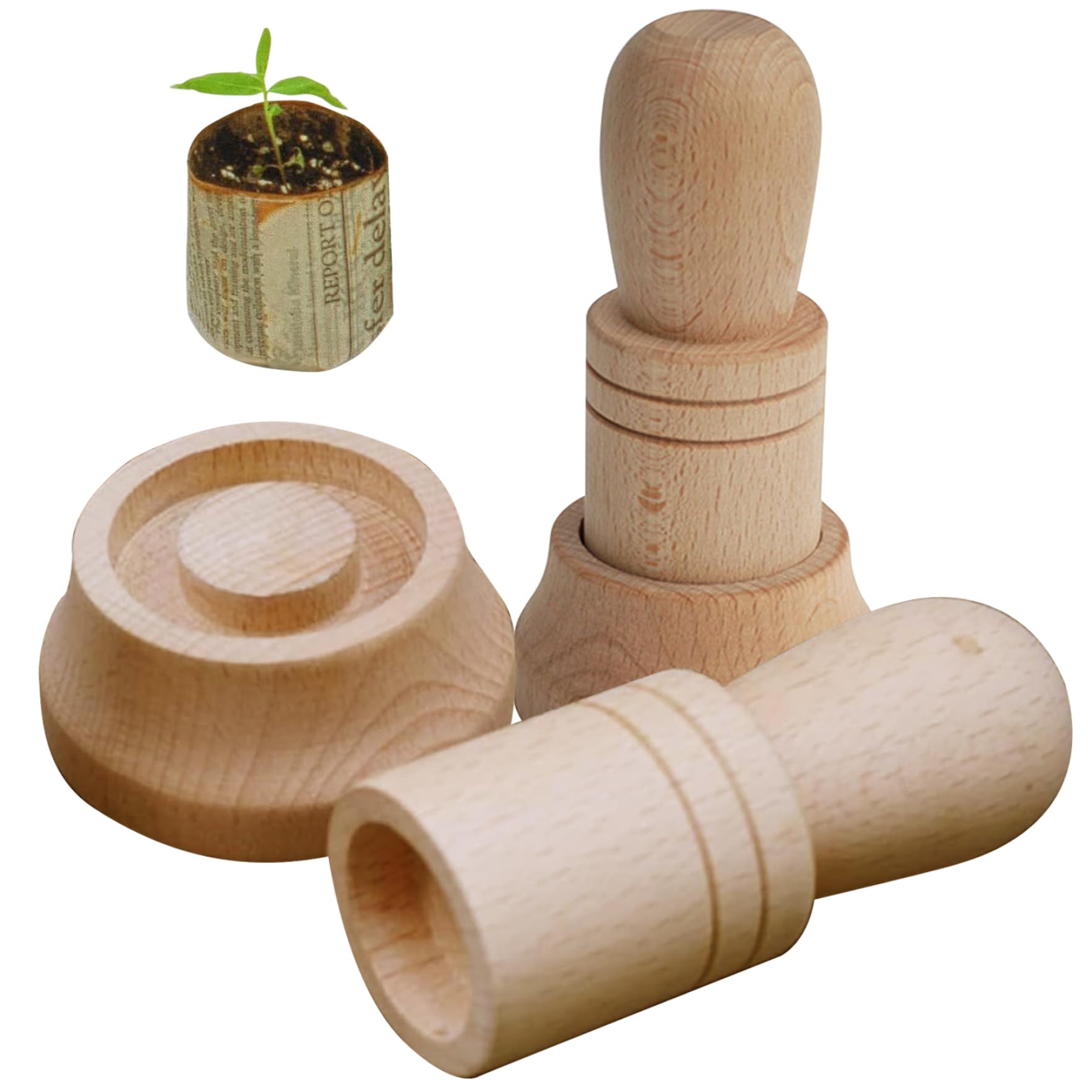 Pots de démarrage de semis DIY avec cette machine à pots en papier de pépinière