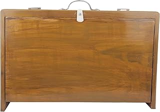 Musicals SM58 Shruti Box - Caja de madera de teca (madera de teca, 4 y 1/2, 5, 5 y 1/2), color negro