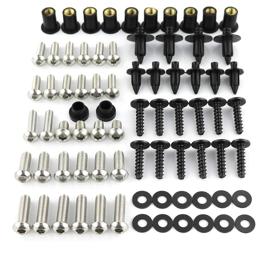 Amazon.com: Xitomer Stainless Steel Full Sets Fairing Bolts