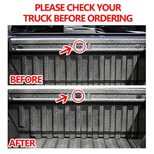 KAIRAY 6pcs Tie Down Anchors Truck Bed Side Wall Anchor fit for 07-20 Chevy Silverado GMC Sierra 15-20 Chevy Colorado GMC Canyon DZ97903 - Thumbnail 2