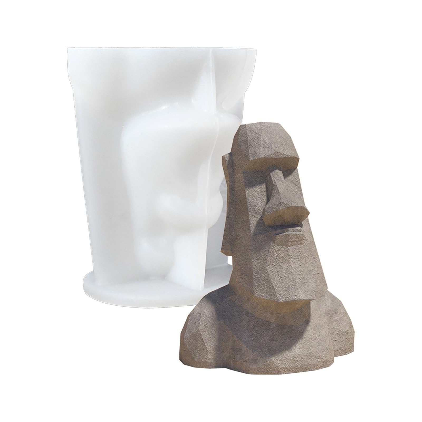Xjdzineq Art Figurine Silicone Molds for Epoxy Resin Soap Chocolate Candy Cake Fondant Decoration Gypsum Silicone Molds Temperature Resistant Mold