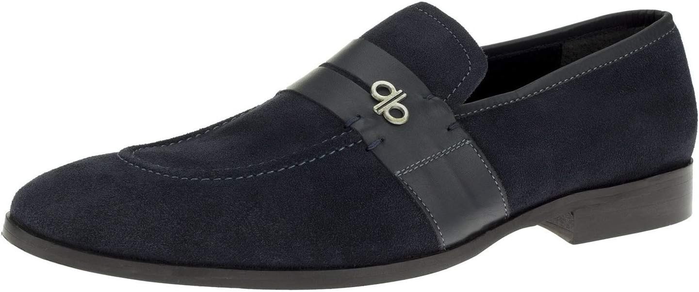 DTI BB Signature Rino Lux Mens Suede Leather Handmade Slip-On Dress Loafer Shoes