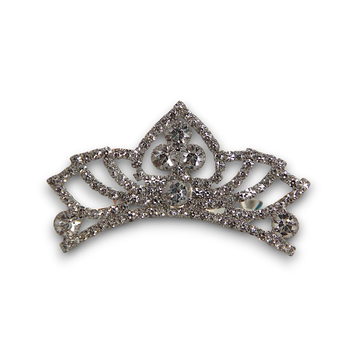 Silver Plated Crystal Tiara for Girls & Women | Bridal Crown for Wedding, Birthday, Prom and Special Ocassion | Princess Look Headband | Tiara For Women & Girls-image-20