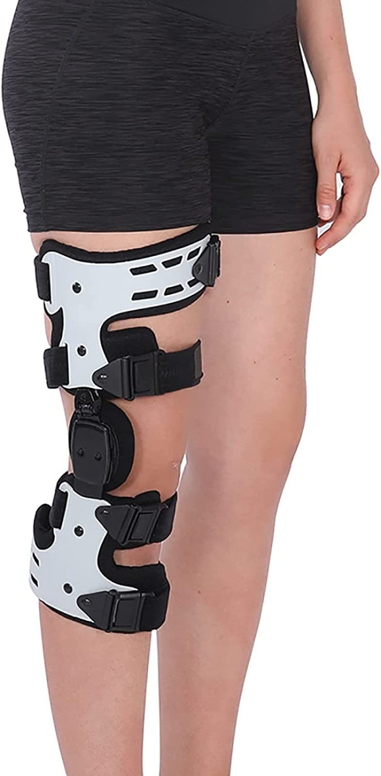 Descargador de Rodilleras OA, Órtesis de Rodilla con Bisagras Ajustables, Rodillera para Dolor de Artritis, Osteoartritis, Dolor Y Degeneración de Las Articulaciones de La Rodilla, Tamaño Universal