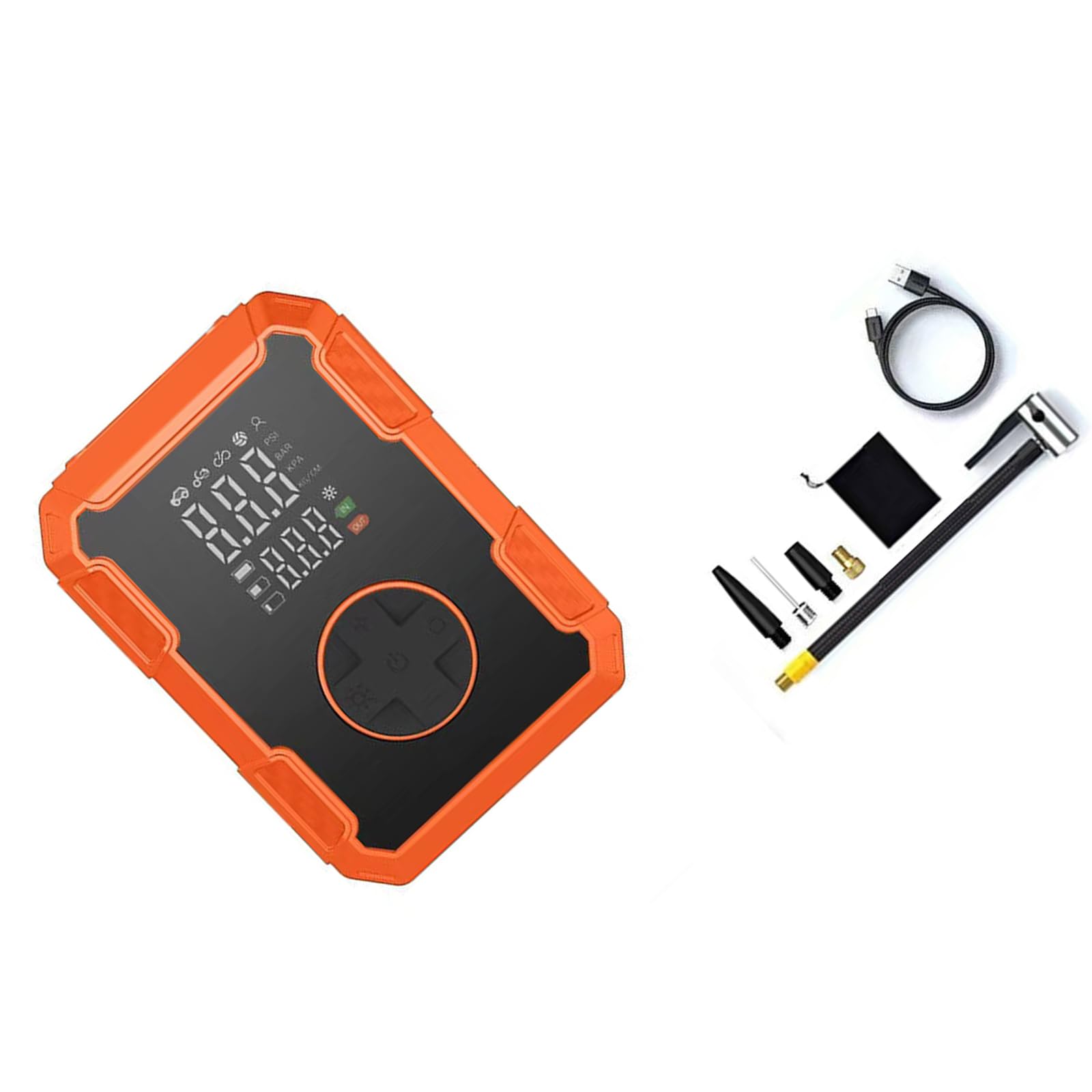 Murye Light Quick Vehicle Tire Featuring 4 Modes And Usb Charging Port Rechargeable Car