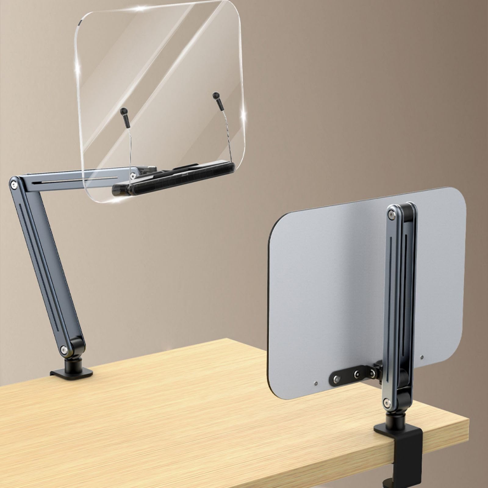 Supporto da braccio per computer portatile, elevazioni regolabili, supporto per laptop per postura e lettura comoda
