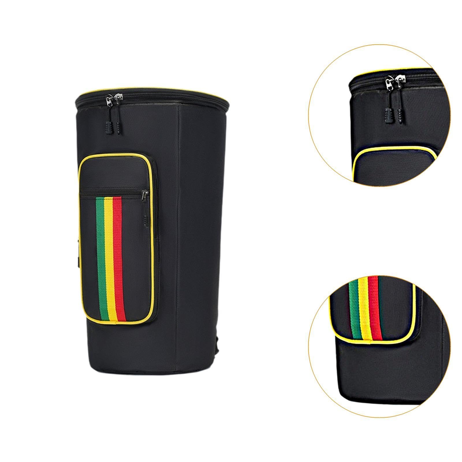 Sac de Djembé Housse de Transport pour Tambour Africain Sac à Dos En Tissu Oxford Imperméable et Rembourré avec Bretelles Réglables Adapté pour Le Tr, 10 Pouces
