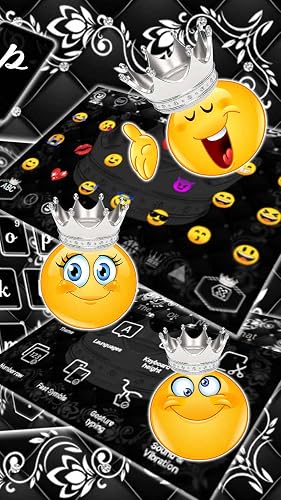 Diamond Silver Crown Keyboard Theme – vue 3