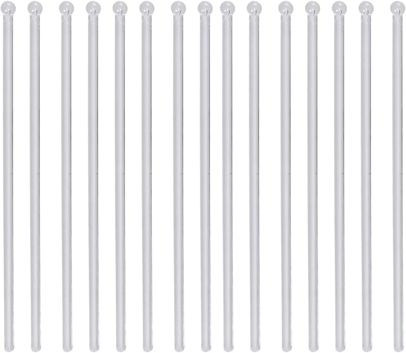 Coffee Stirrers 200pcs Cocktail Drink Bar Transparent Stirring Mixing Sticks Stirrer For Milk Tea Coffee Kitchen Tool