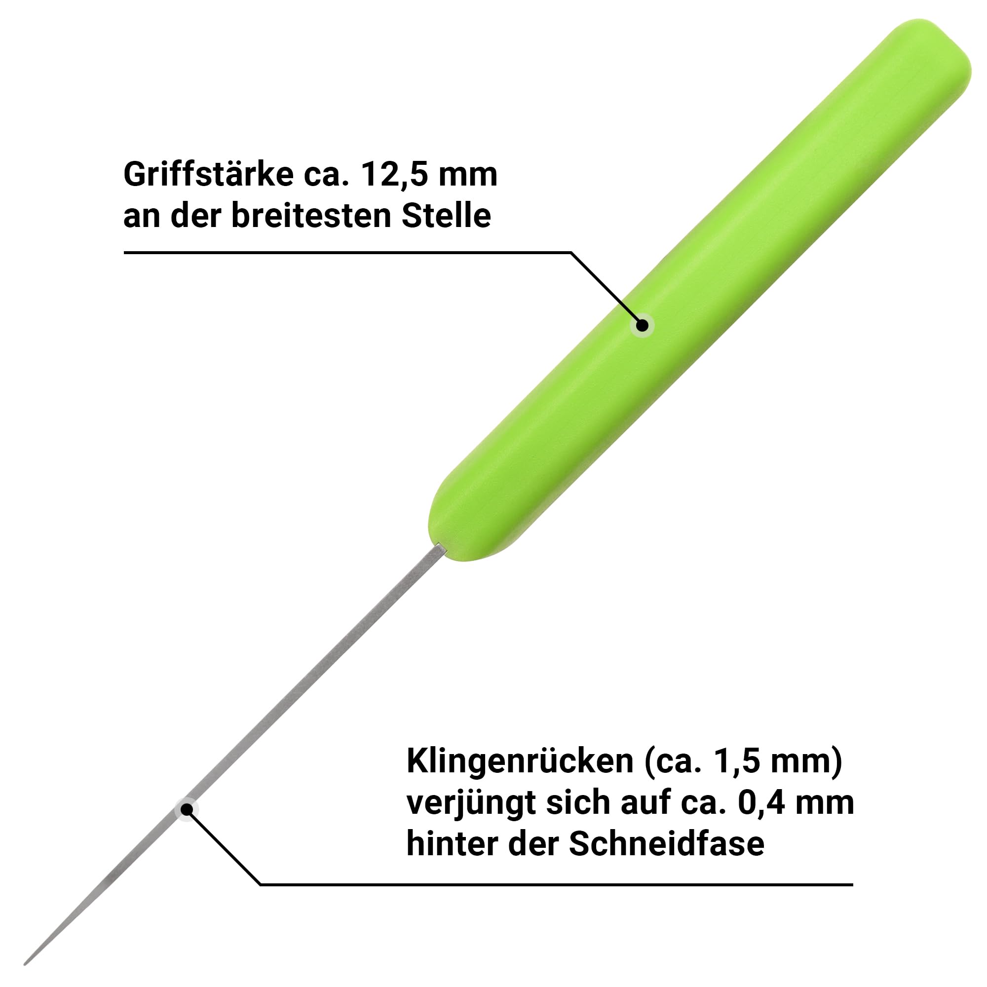 SCHNITZEL - PREPARI - Kinderküchenmesser – sicheres Lernen in der Küche mit dem Erstlings-Schneidemesser für Kinder ab 4 Jahren (Grün)