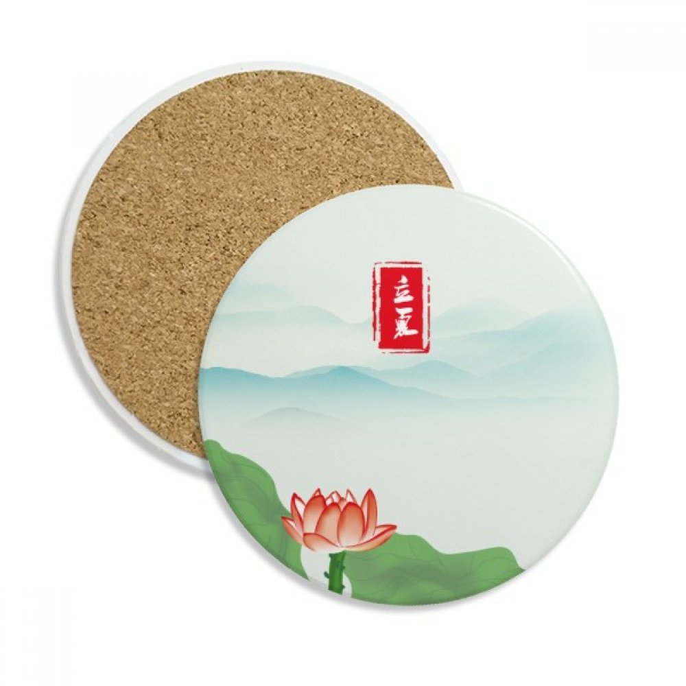 Coaster en céramique absorbant contre les taches d'eau sur la table