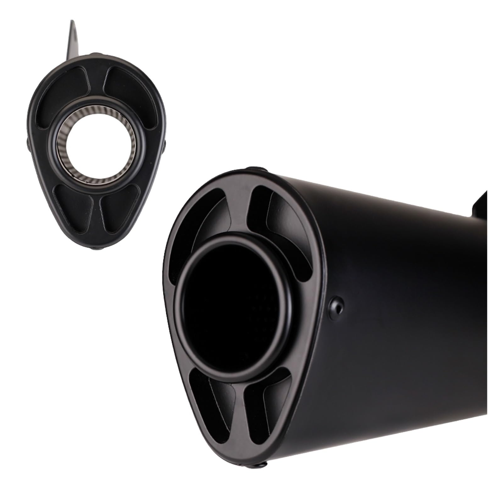 Motocicleta Tubo Escape Silenciador Escape Silenciador Escape para Motocicleta para Rebel 500 para CMX500 Sistemas Motorcross Modificados Tubo Medio Deslizamiento Acero Inoxidable