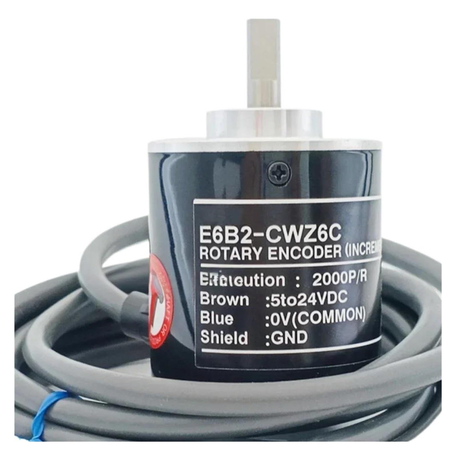 COSZWQDP E6B2-CWZ6C Rotary Encoder NPN Output E6B2 CWZ6C 20PR 100PR 360PR 600PR 1024PR 2000PR 2500PR DC 5V-24V(100PR)