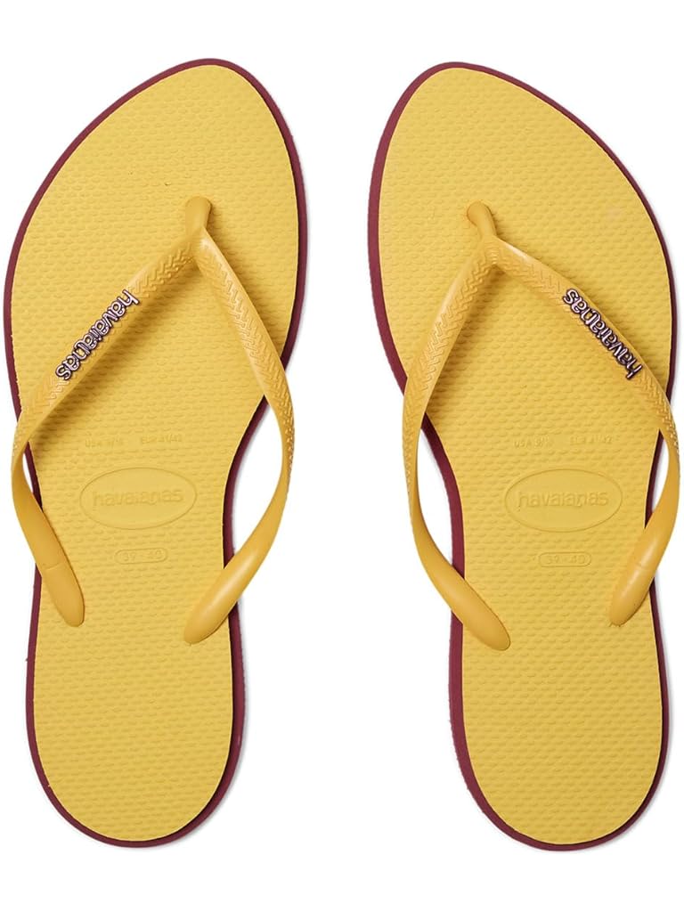 Yellow Havaianas Slim Point Sandals