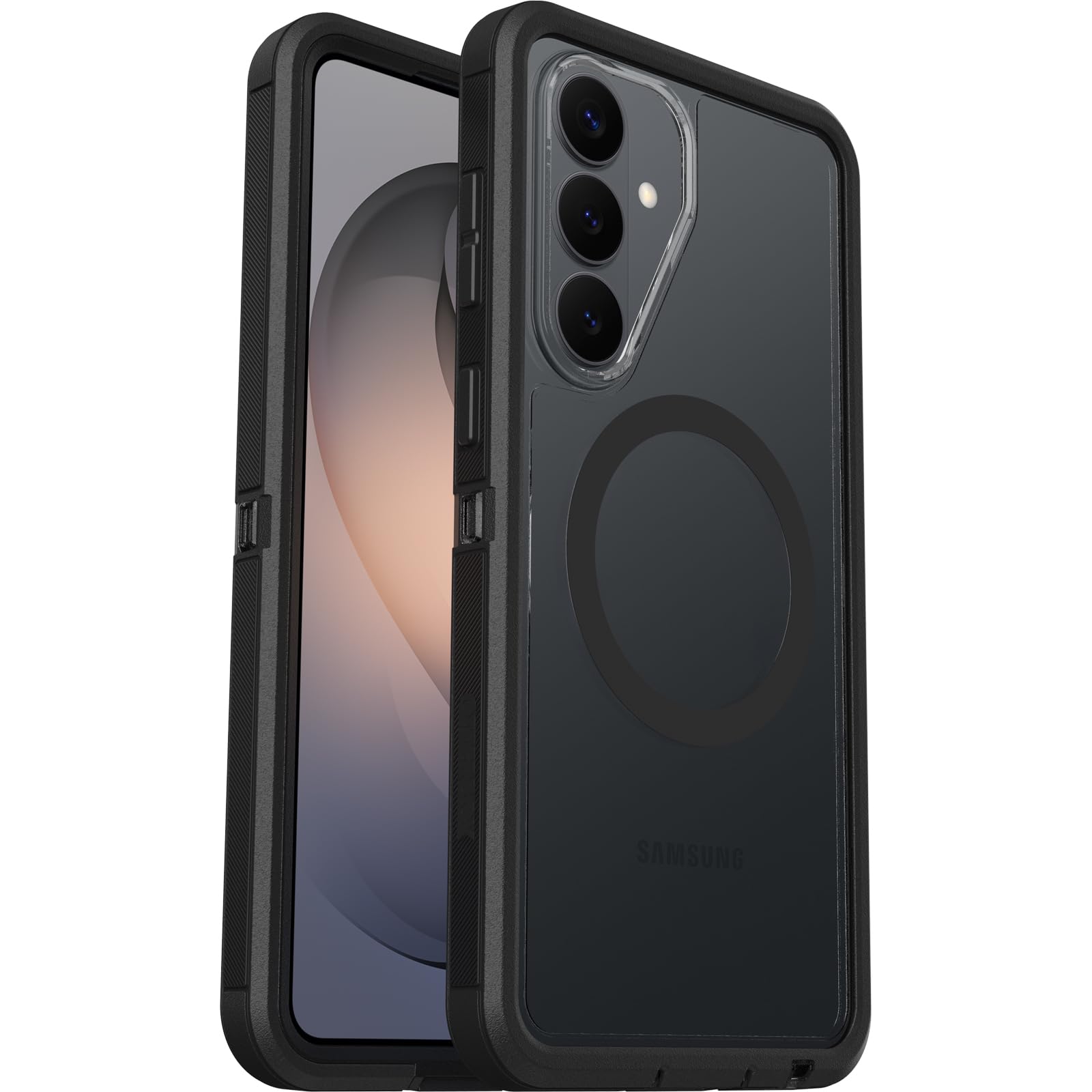 OtterBox Defender Series Pro XT Case with Magnets for Samsung Galaxy S26+, Shockproof, Drop proof, Ultra-Rugged, Protective Case, 7x Tested to Military Standard, Clear/Black