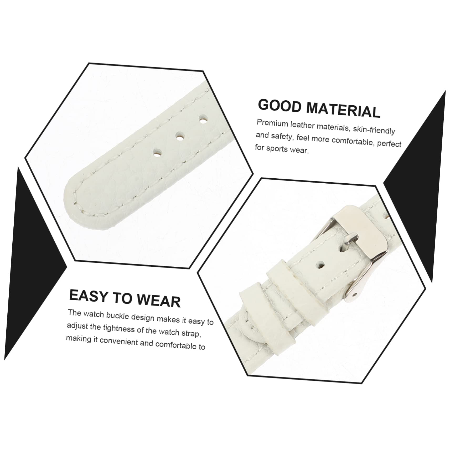 Hemobllo 4 Pièces Mince Bracelet Pour Femme Bracelet En Cuir Portable Pour Femme De Montre Montres De Remplacement Réglable Compatible Avec Para Bandes Pour Élégante