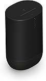 Sonos Move 2 - Black - Wireless Portable Bluetooth Speaker Single Black