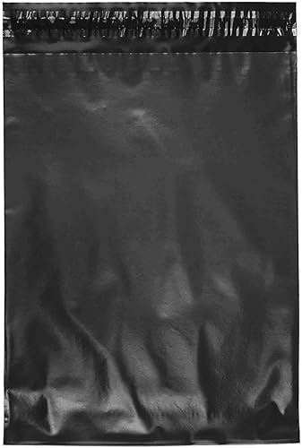 Miniatura 4 de iMBAPrice Sobres de polietileno negro de 9 x 12 pulgadas, paquete de 500 bolsas de sobres de envío de polietileno de tamaño mediano #3,