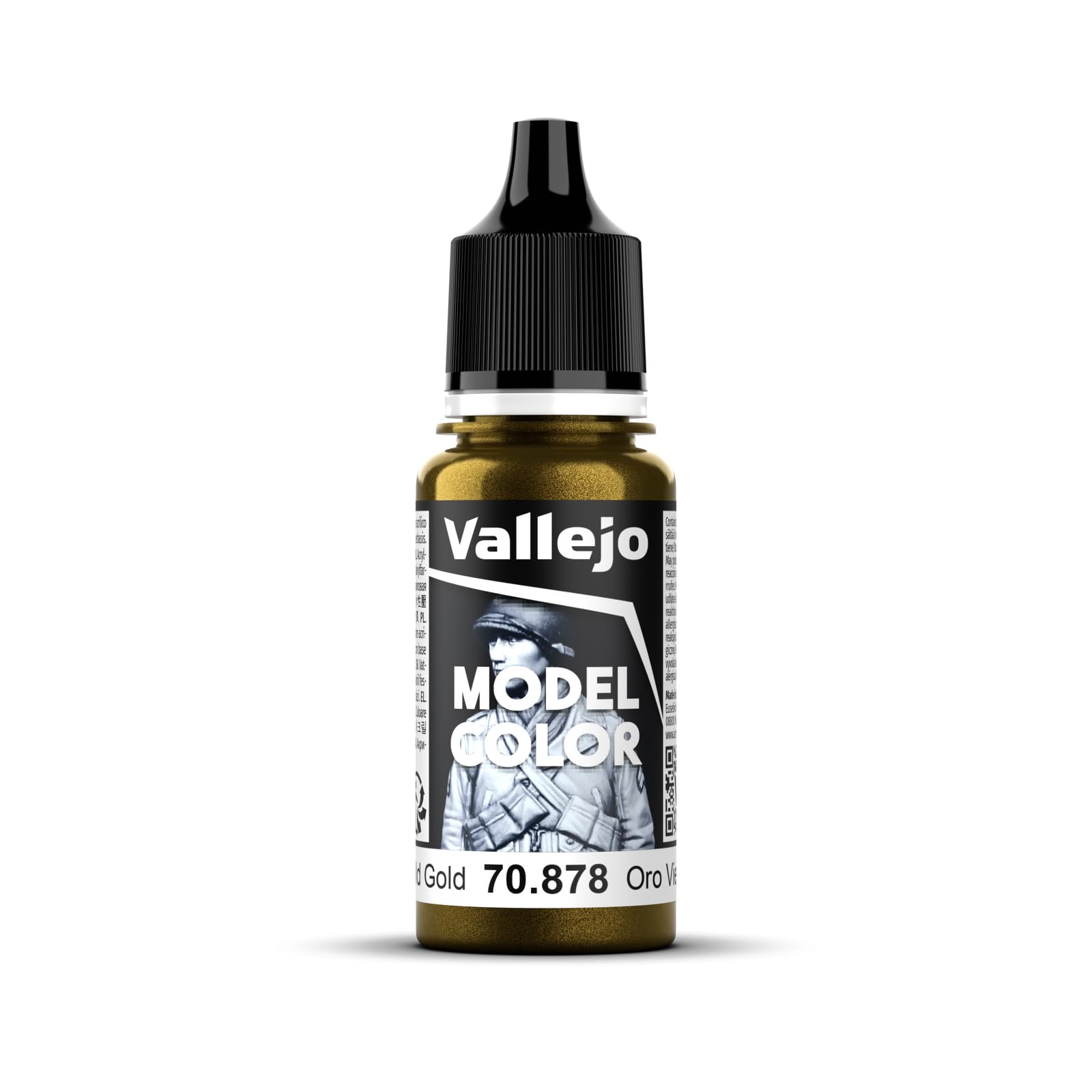 VAL878 - AV Vallejo Model Color 18ml - Metallic Old Gold