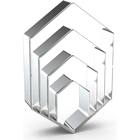 Hexagon Cookie Cutter Set: Bake Geometric Delights