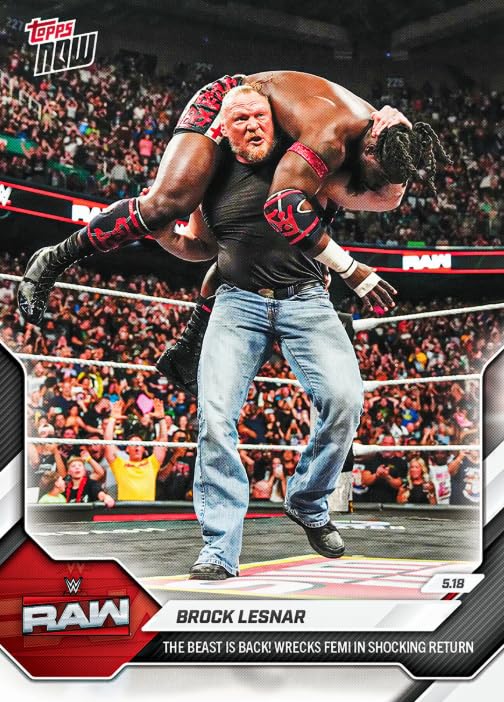 Brock Lesnar 2026 Topps Now - 60 WWE RAW
