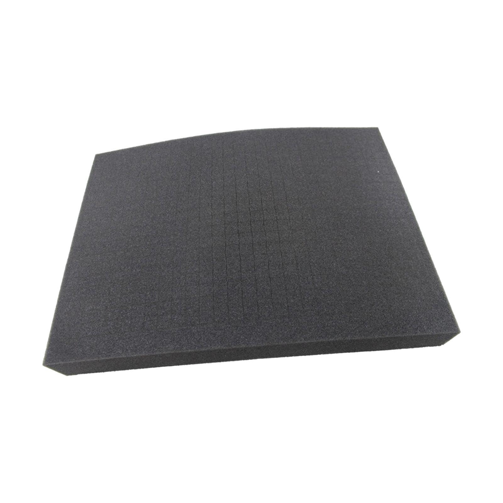 Zambuph Black Customizable Shockproof Sponge Foam Inserts Deliver Optimal Against Jarring Impacts During Transport Foam Sheet Insert Packing Pads Cuttable, 50X50x5cm