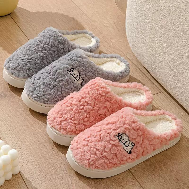 Image of DRUNKEN Slippers For Men Winter Sandals Casual Flats Home Footwear Man Girls Sliders Flip Flops Chappals Ladies Clogs Sleeper Slides Stylish Ortho Soft