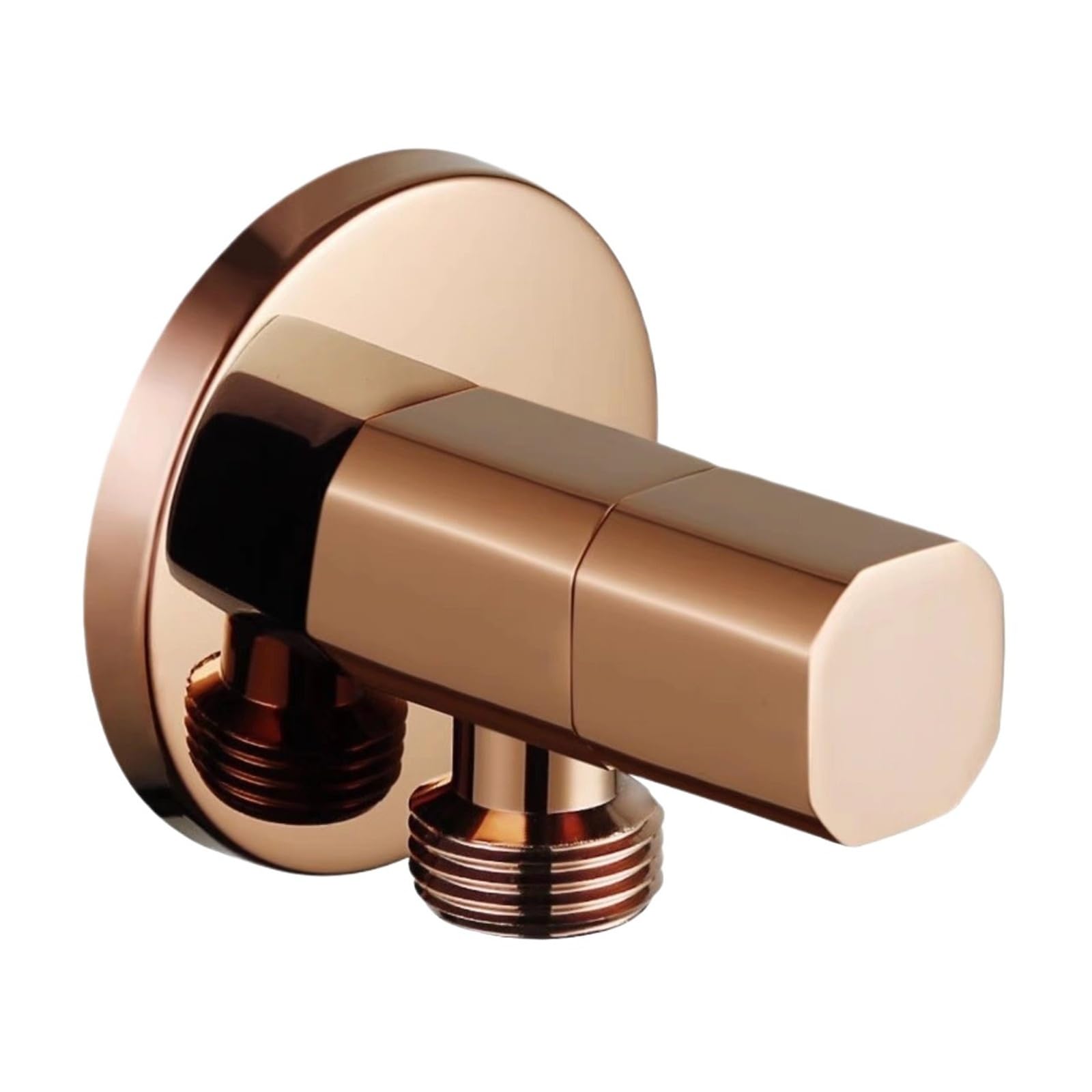Bvhisehp Rose Gold A Brass Wall Mount Angle Stop Valve Bathroom Kitchen Water Control Valve
