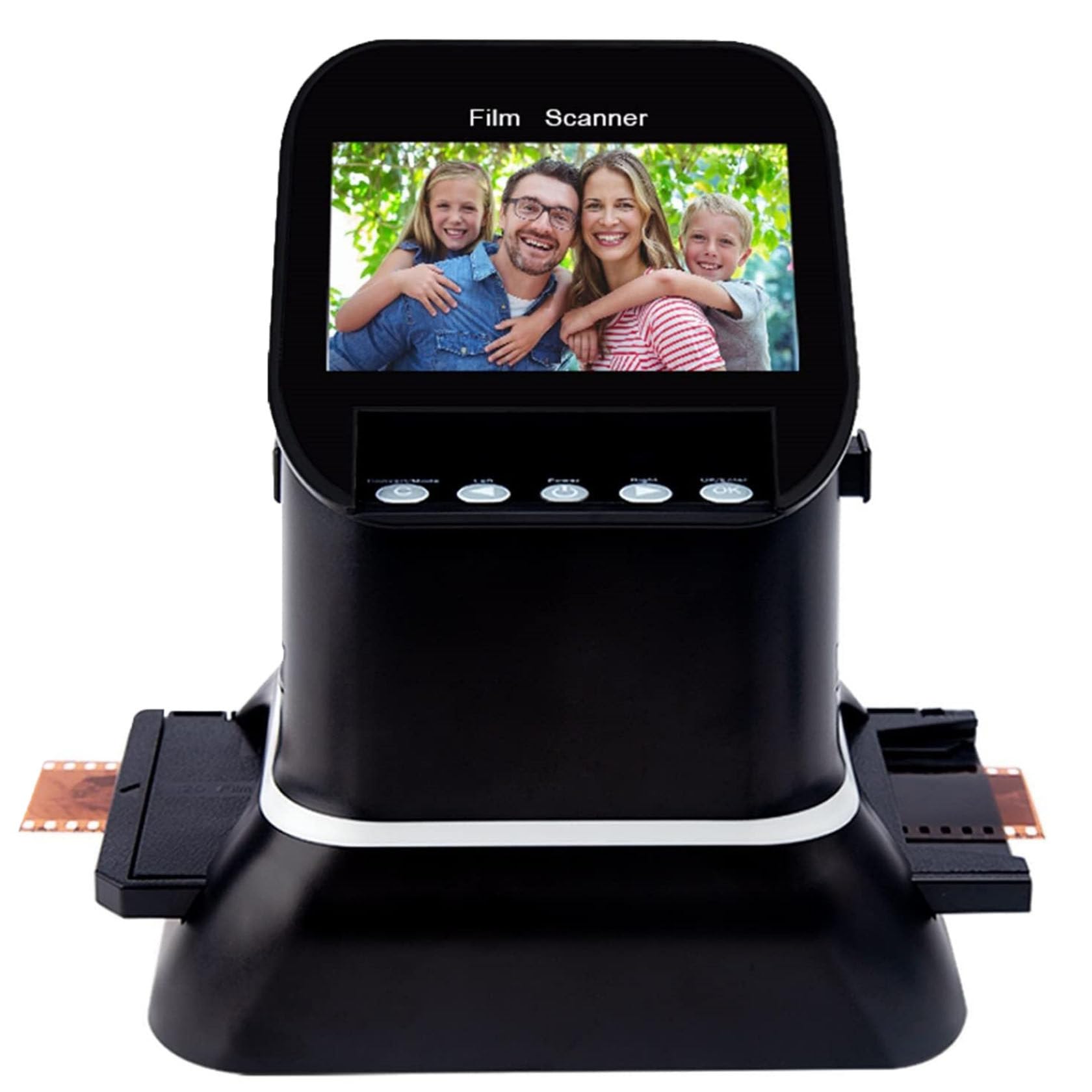 Digital Film and Slide Scanner, 120 High Resolution Film Scanner with 4.3" LCD Screen, Converts 35mm, 135, 126, 127 Negatives and Slides to Digital JPEG, Save Easily to Sd Card Or Pc-image-35