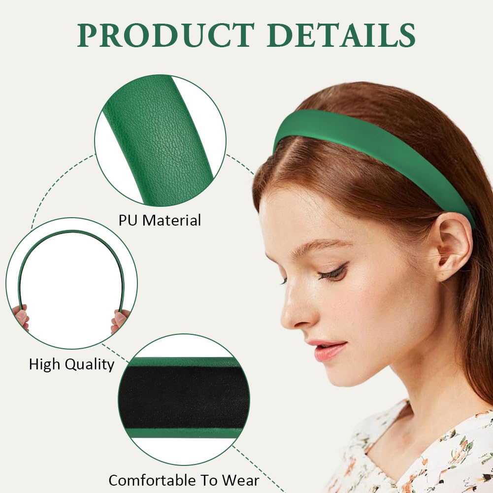 Set Di 6 Fasce Sottili Per Capelli – Antiscivolo, Larghezza 1 Cm, Tessuto Traspirante, Senza Pressione, Per Donna E Ragazza