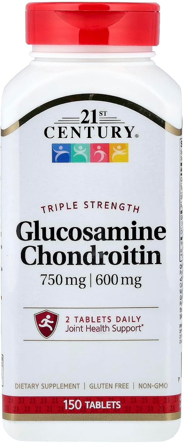 21St Century Triple Strength Glucosamine and Chondroitin - 150 Tablets