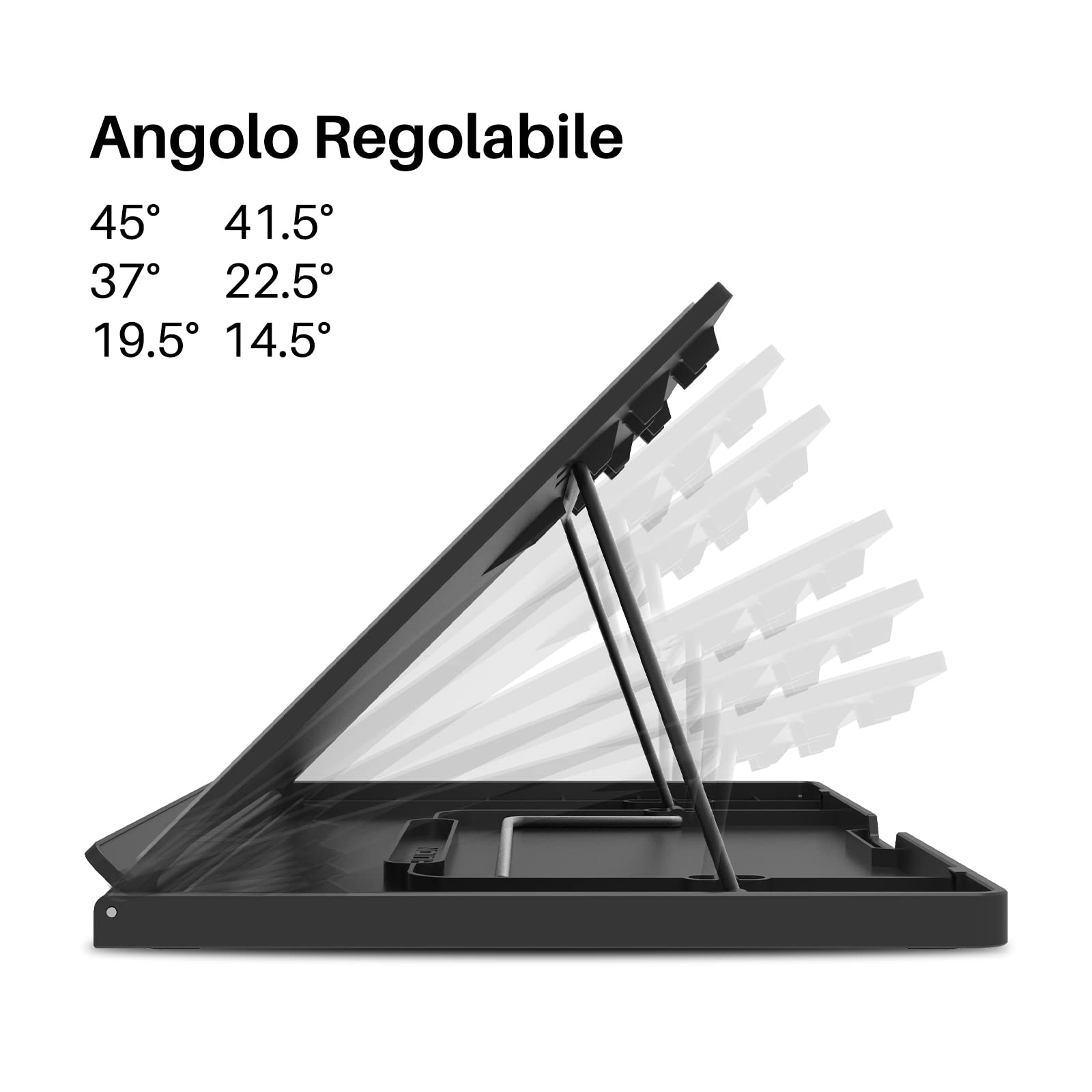 HUION ST300 Supporto Regolabile Compatibile con Kamvas Pro 12, Kamvas Pro 13, Kamvas 13