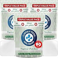 Vista 1 de Parches de aceite de cáñamo - 90 parches - 30 mg por parche