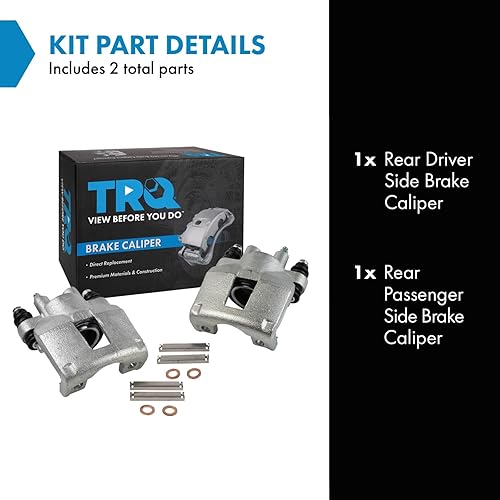 Vista 448 de TRQ - Juego de pinzas de freno delantero