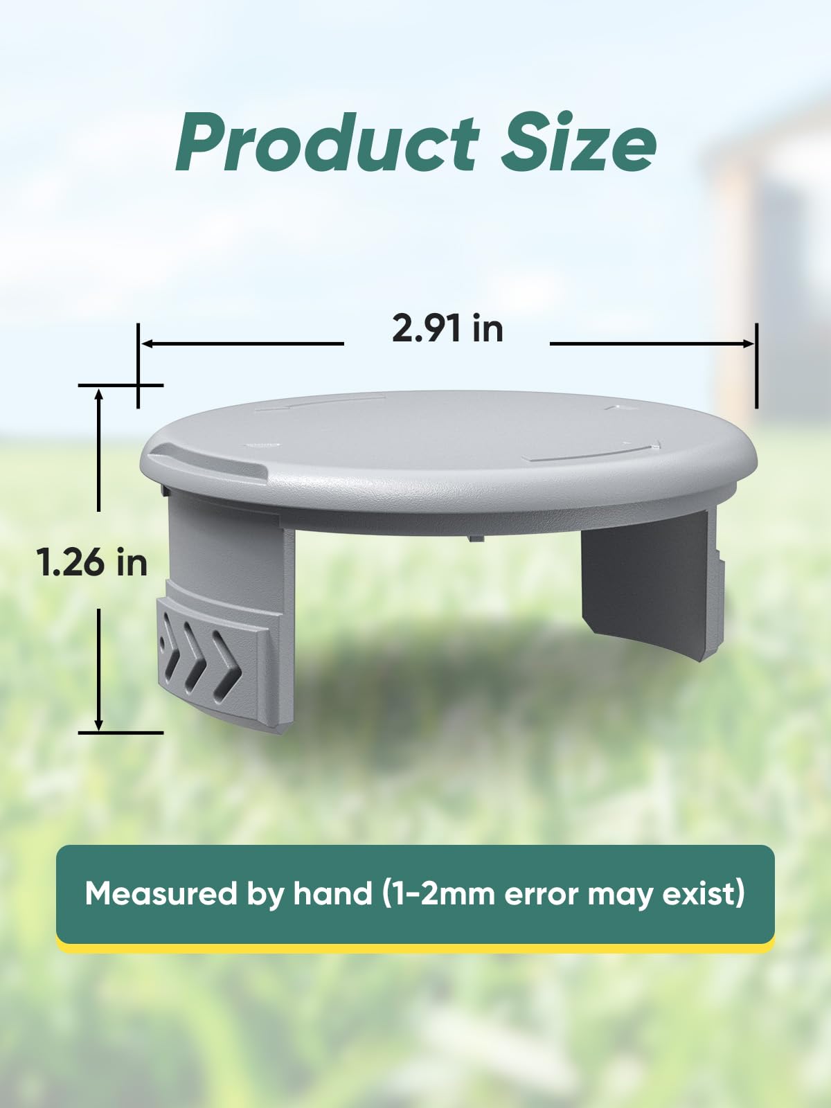 4 Couvercles de Capuchon de Bobine pour Ryobi One+ 18V, 24V, 40V Tondeuses, couvercles de bobine de coupe-bordure compatibles avec Ryobi AC14RL3A - 2