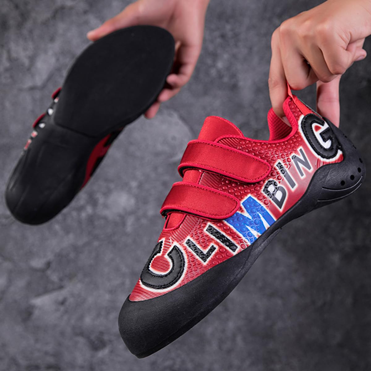 Scarpe da Arrampicata Entry-Level Uomo, Scarpe da Bouldering | Leggero, traspirante e comodo per la palestra e l'arrampicata sportiva