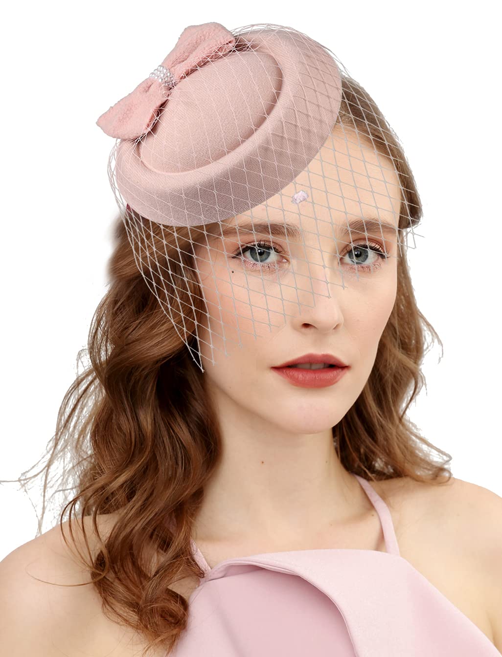 Buy Cizoe Fascinator Hats for Women 20s 50s Vintage Pillbox Hat