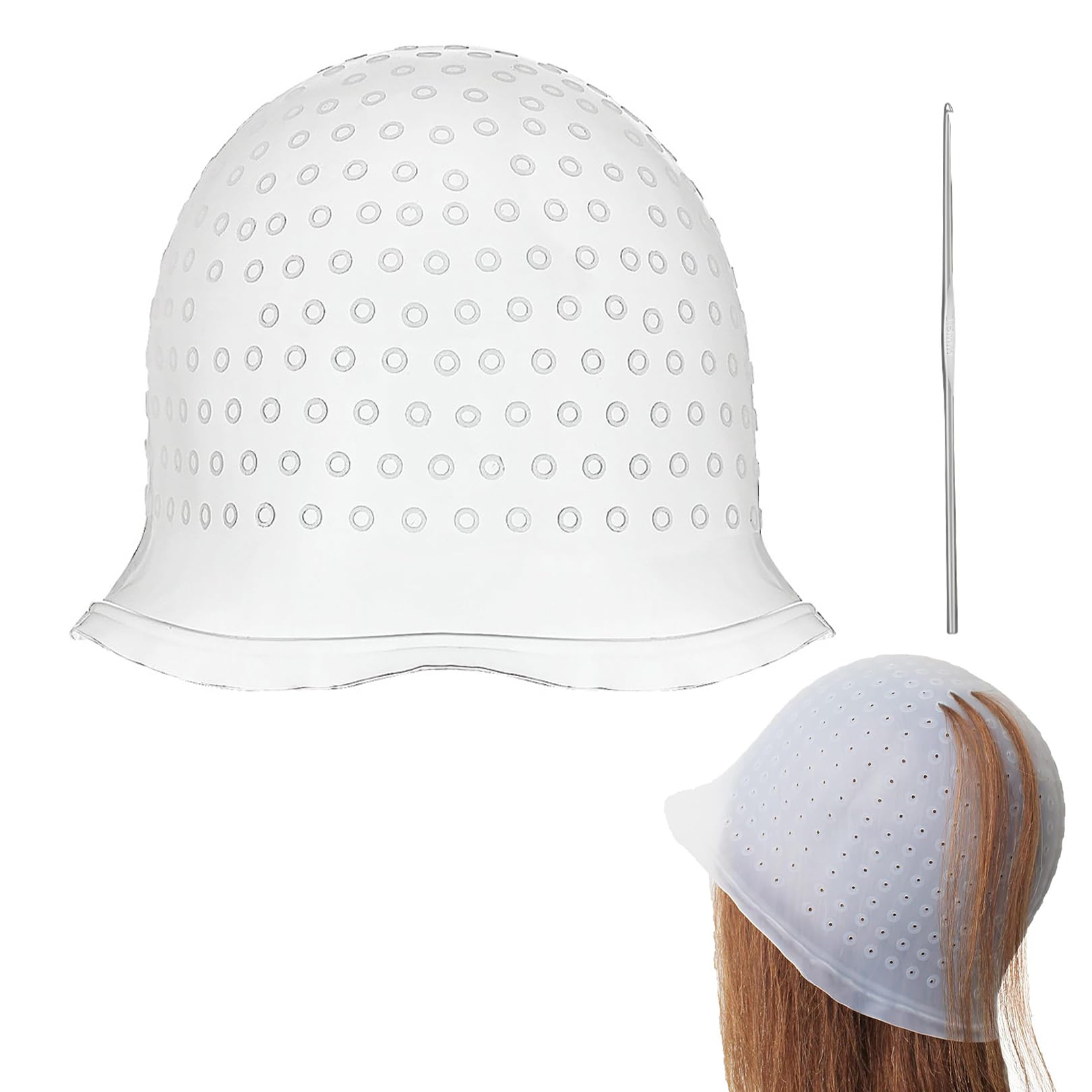Cagoule à mèches pour brins, brins de cheveux, couleur surligneuse, kit de balayage, mèches blondes, kit de balayage de mèches blondes
