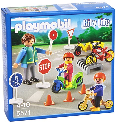 PLAYMOBIL 5571 - Area Scuola Guida Asilo, 3 Pezzi