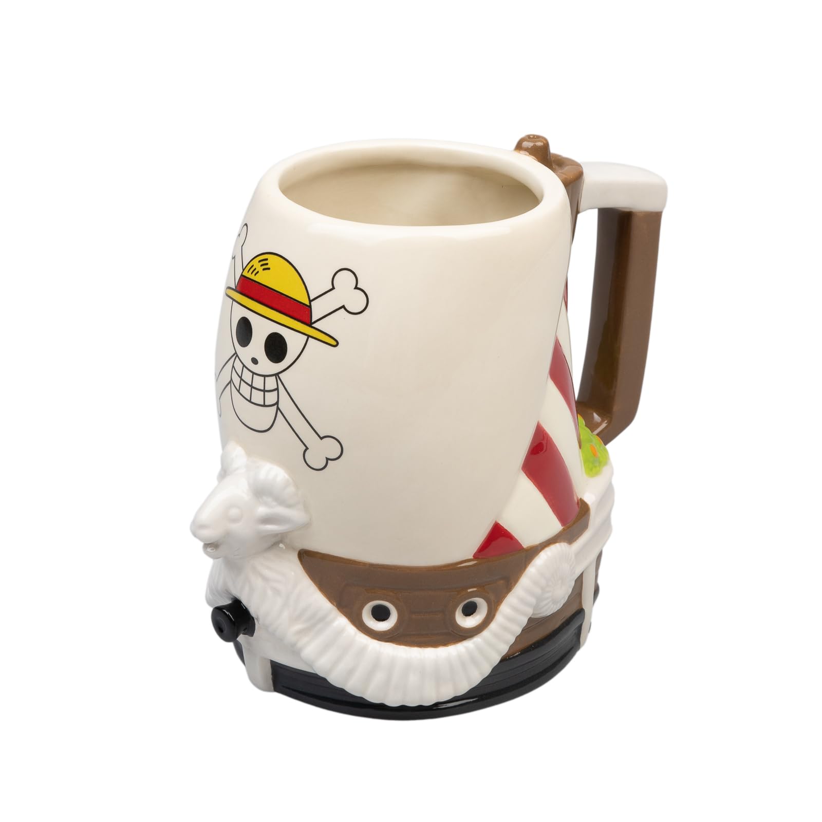 Grupo Erik Jarra de Cerveza One Piece manga - Taza One Piece Figura barco | Regalos para Fans del Manga y Anime | Merchandising Oficial | Tazas Originales para Desayuno (750ml)