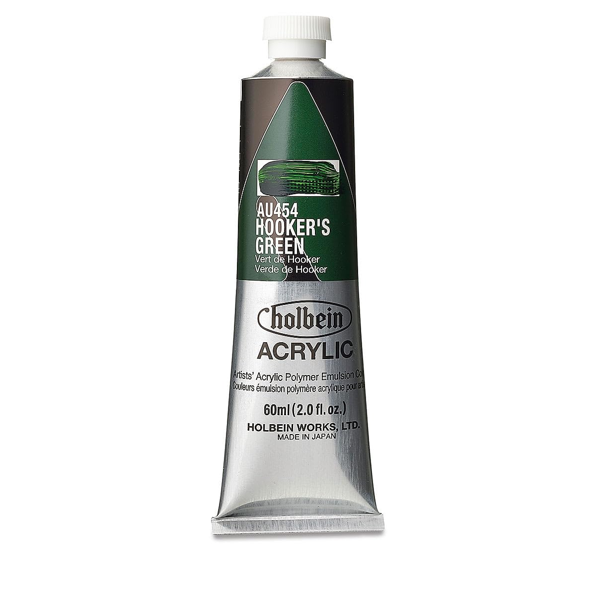Holbein : Heavy Body : Acrylic Paint : 60ml : Hooker's Green