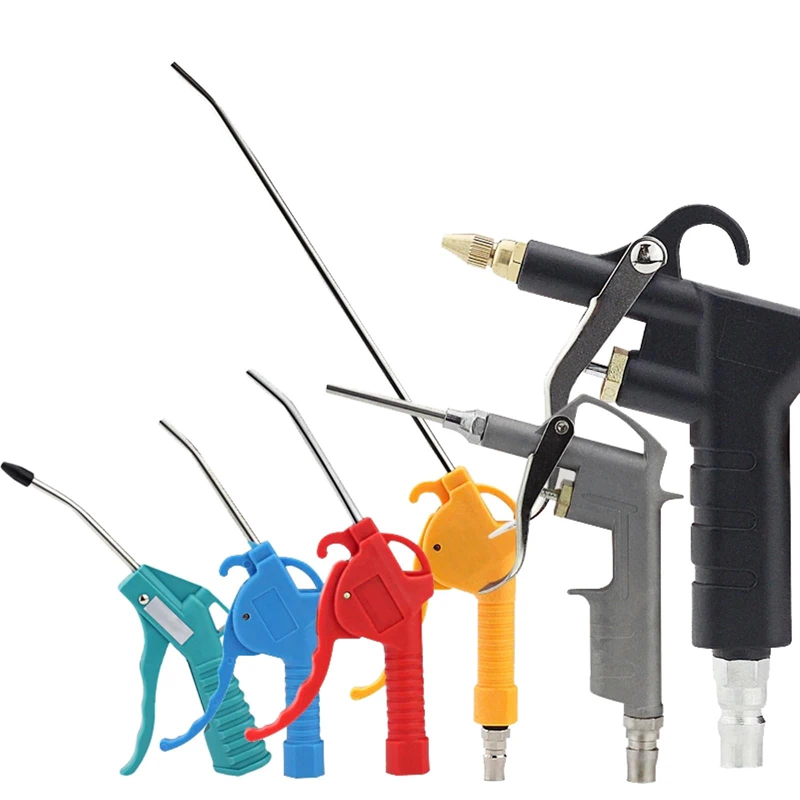 CEMELI AR-TS AR-TS-L DG-10 NPN-989 Air Blow Gun Blowing Airsoft Guns Hand Held Pneumatic Cleaning Tool Dust Spray Port Duster Clean(Color:AG-07)