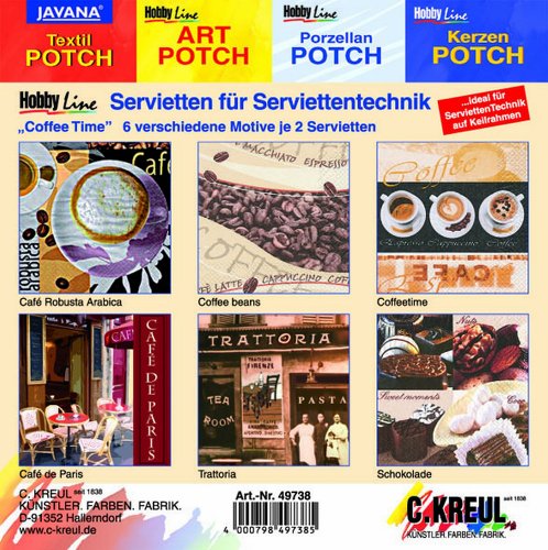 Hobby Line 49738 - tovaglioli Pacco Misto Coffee